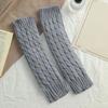Double-Layered Women Leg Warmers Twist Pattern Ankle Warmer Knitting Leg Warmers  Autumn Winter