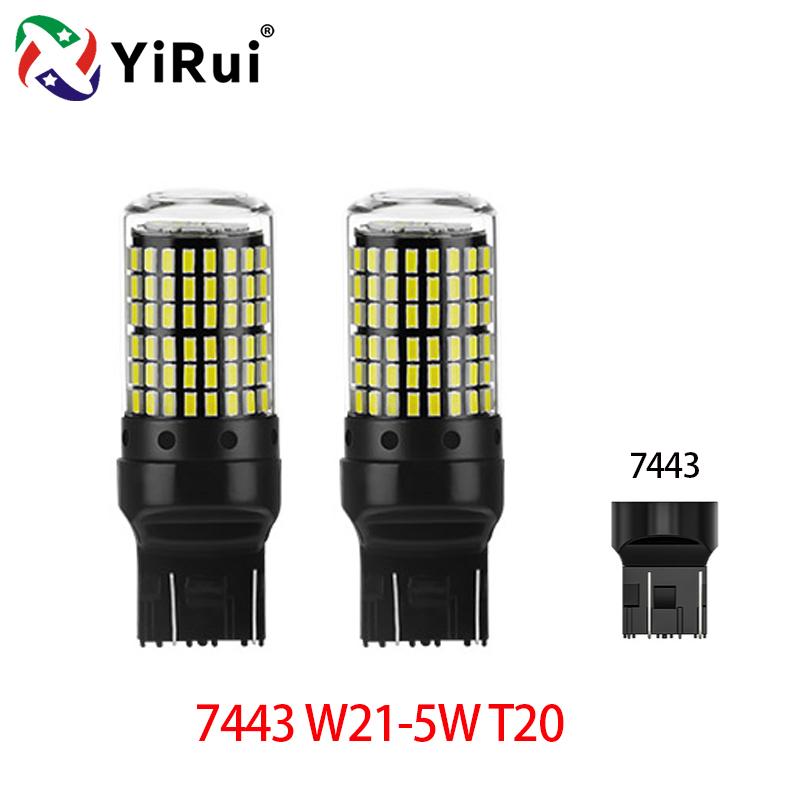 YiRui 2 шт. 12-48 В Новые светодиодные лампы 144smd Лампа Задний Поворотник BA15S P21W BAU15S PY21W 7440 W21W P21/5W 1157 BAY15D Поворотник 2