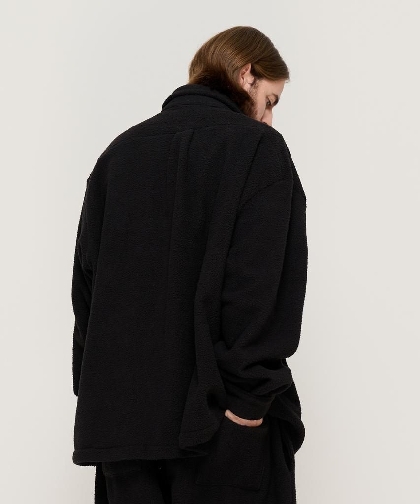 CARGOBROS Teddy Overfleece Shirt (Black)