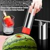 Watermelon Cutter Stainless Steel Easy Grip Handle Puncher for Juicing Round-Shape Opener