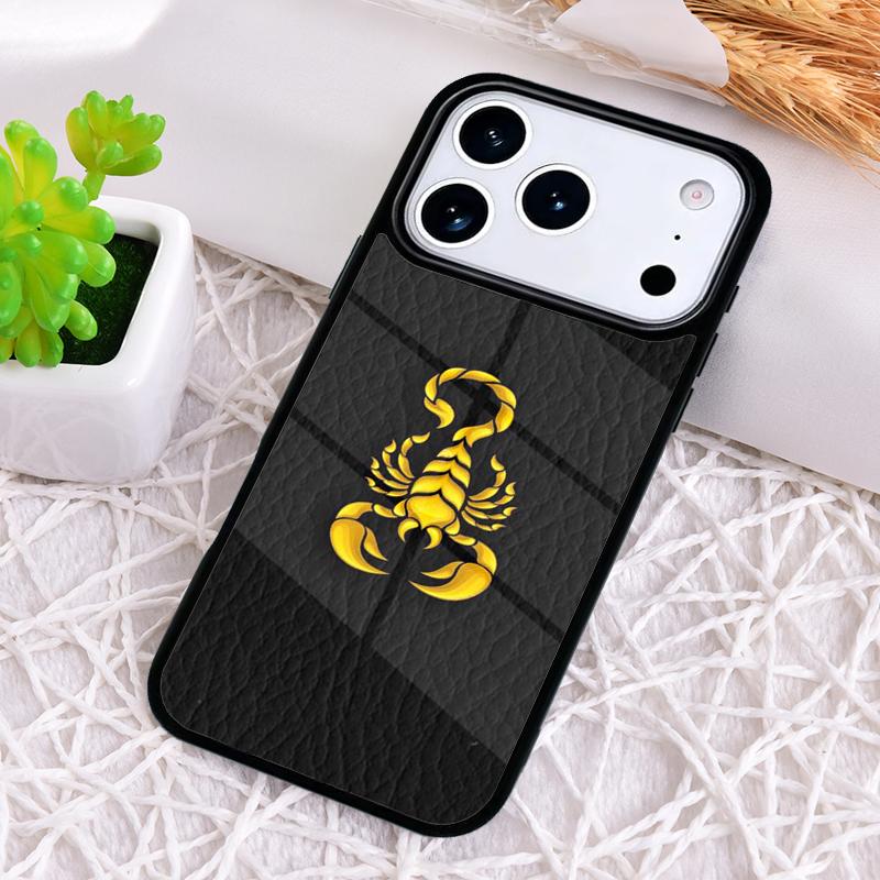 Ударопрочный чехол для телефона Скорпион Scorpio для iPhone 17 Air 16e 15 11 12 14 13 Pro Max Чехол Coque