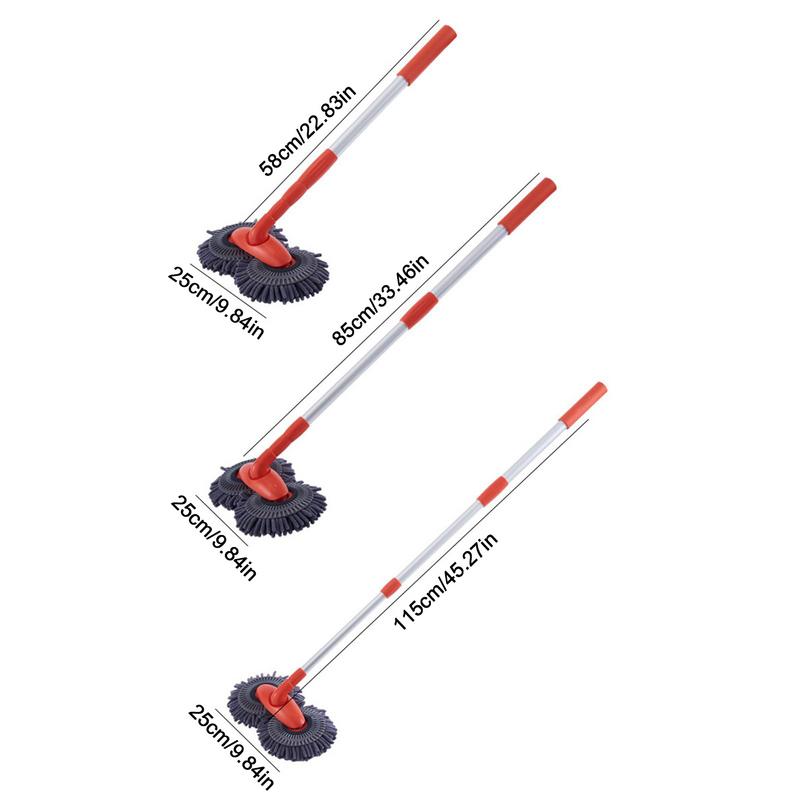 Щетка для мытья автомобиля, выдвижная швабра для мытья автомобиля, вращающаяся длинная ручка, щетка для мытья автомобиля, шенилловая швабра для мытья автомобиля, лодки, автофургона, грузовика