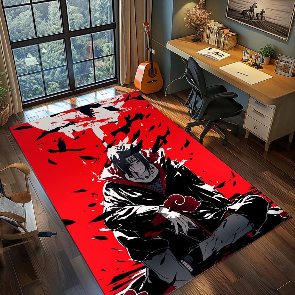 Itachi Uchiha Carpet Daily Household Use, Non Slip Washable Large Area Floor Mat Rug Gamer Bedroom.-TING
