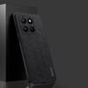 Чехол для Honor 400 Smart 5G/4G/X7d 4G, Покрытие из ПУ-кожи с текстурой дерева, PC TPU Чехол для телефона