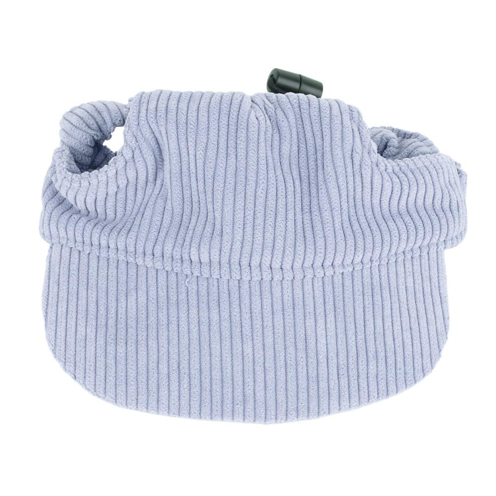 Soft Corduroy Fabric Dog Baseball Cap Ear Open Cut Corgi Ear Cutout Hat  Pet Travel Outing