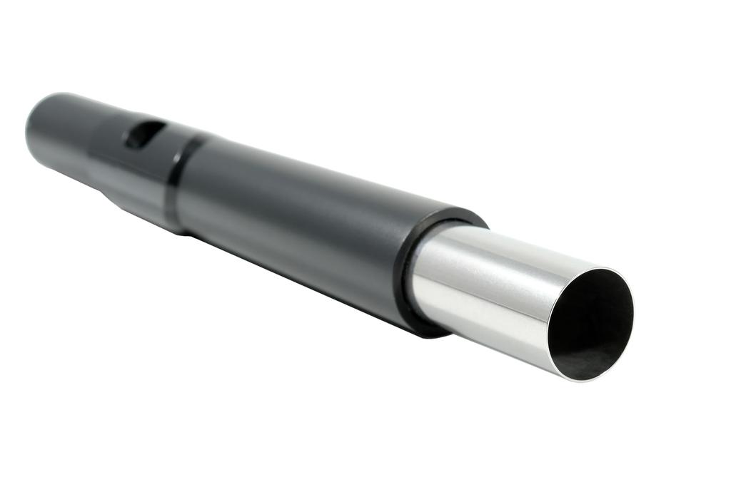 NUVOBand NB300FBK Plastic Wind Fully Black Wall and Fingering Instrument, Waterproof, C-Key Flute, [Includes Case, Hanger, Swab, Chart]