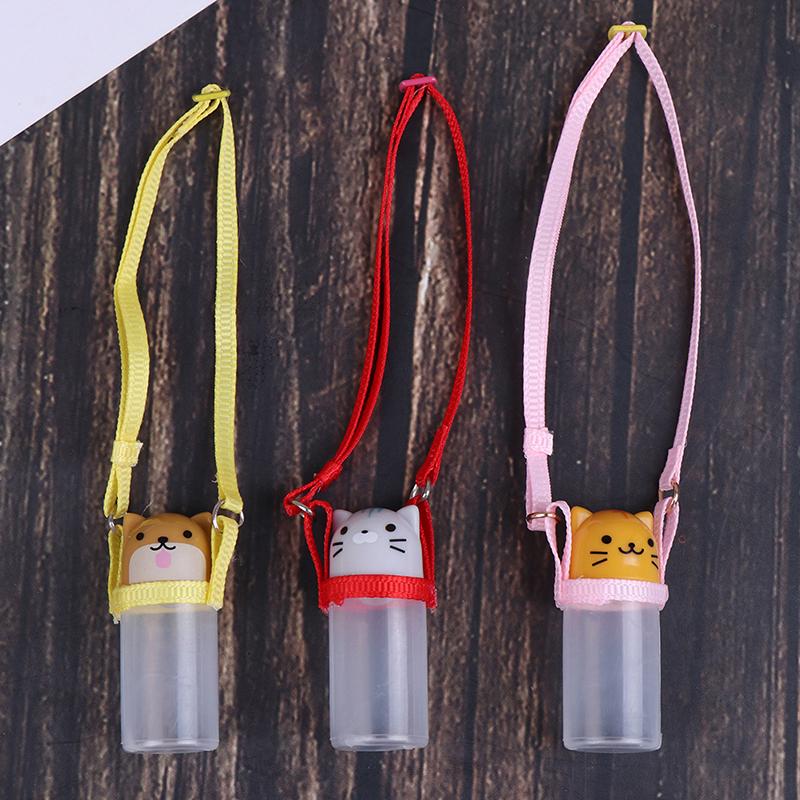 1Pc 1:12 Dollhouse Miniature Water Bottle With Strap Dolls Accessories