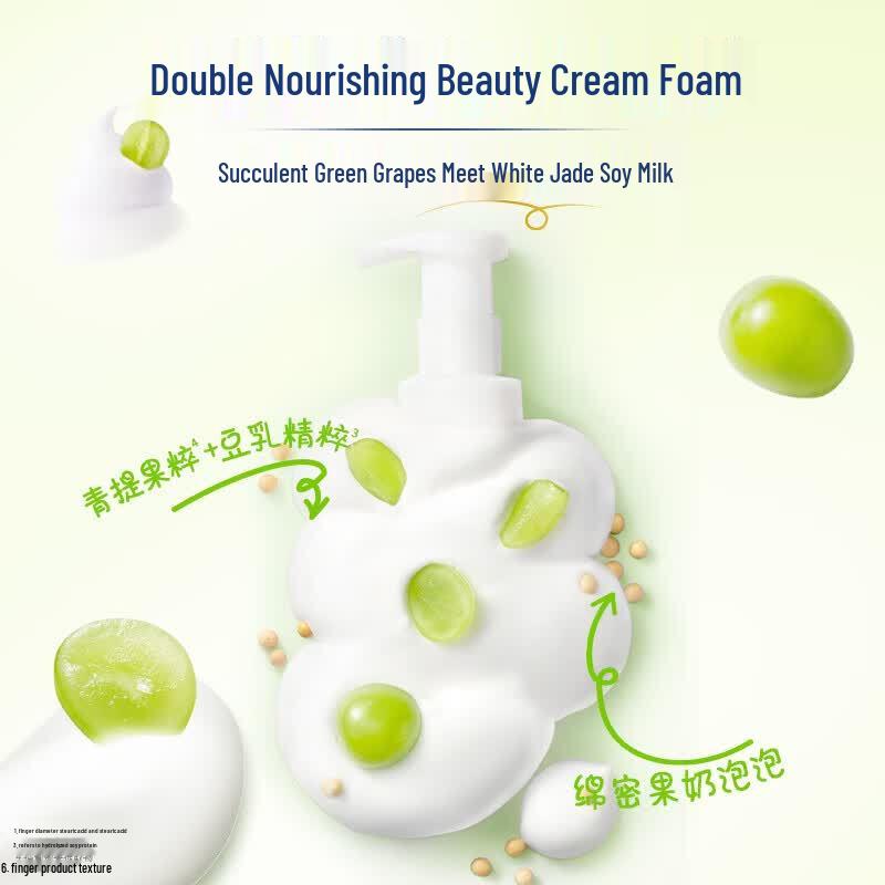 Dove Moisturizing Bath Foam Duo - Green Grape & Milk Fragrance