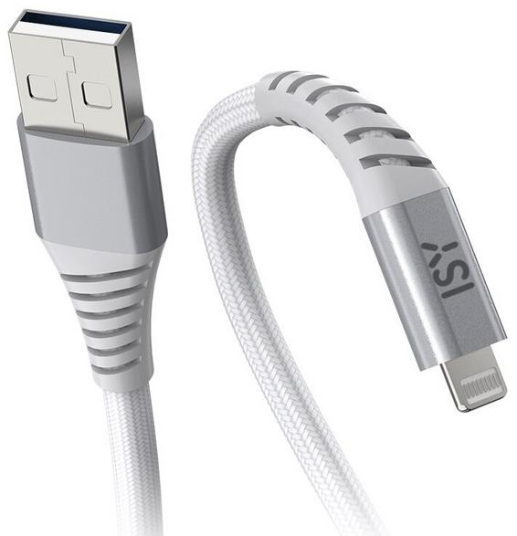 Isy icn-5000-wt-al usb-a to lightning cable 2m