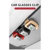 Автомобильный солнцезащитный козырек Бокс для очков Зажим для солнцезащитных очков Держатель для карт/билетов Подставка для Skoda Octavia Superb Rapid Kodiaq Karoq Fabia Kamiq Roomster Citigo
