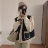 Women's Lambswool Fur Vest - Sleeveless Waistcoat for Autumn/Winter 2024