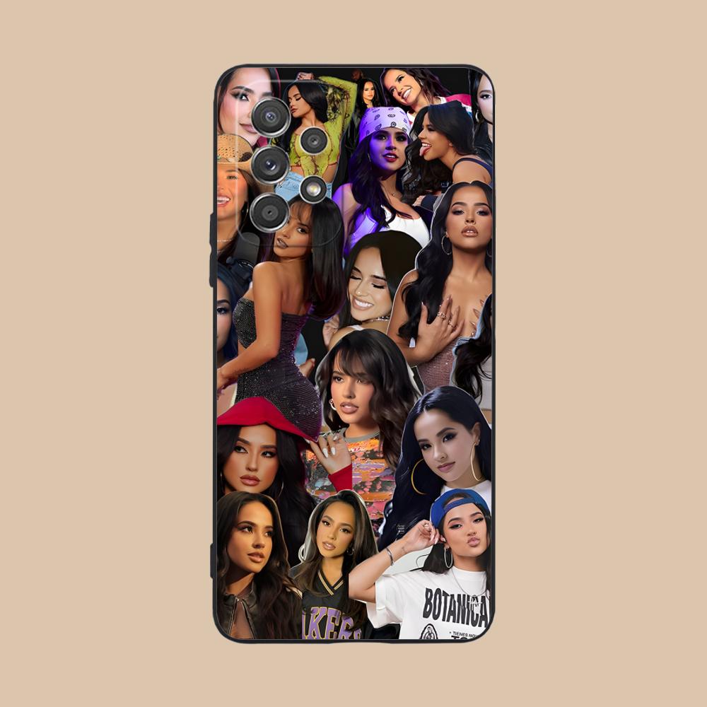 Модный матовый чехол из ТПУ Becky G для Samsung Galaxy M55 54 42 35 34 33 32 23 22 15 14 13 12 F55 5G Цветная крышка