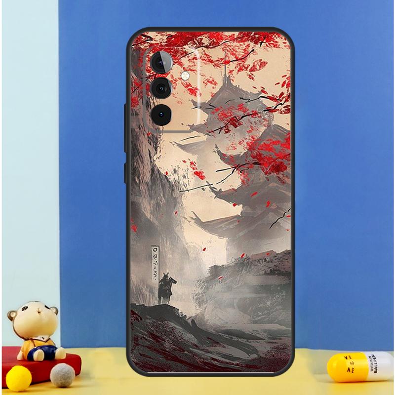 Художественный чехол в японском стиле для Samsung Galaxy A56 A52 A53 A16 A26 A36 A55 A35 A15 A32 A12 A33 A13 A14 A34 A54 A17