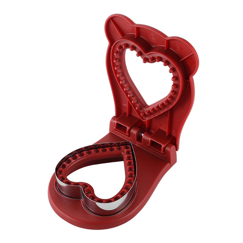 Uncrustables Sandwiches Cutter Sealer WIth Heart-Shape Crustless Bread Sandwiches Sealer Kitchen Accessories