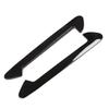Side Fender Air Vent Cover Trim Protection Sticker For BMW X3 G01 X4 G02 2018   Car Accessories Gloss Black  Carbon Look