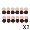 2x 24 шт. Круглые деревянные шашки Коричневые и Шахматные игровые аксессуары Доска