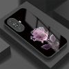 Чехол для телефона с рисунком Цветы Розы Для Huawei Nova 11 11i 10 9 SE 8 8i Y61 Y70 Plus Y90 7i 7 6 5i 5T 4E Ударопрочный Стеклянный Чехол