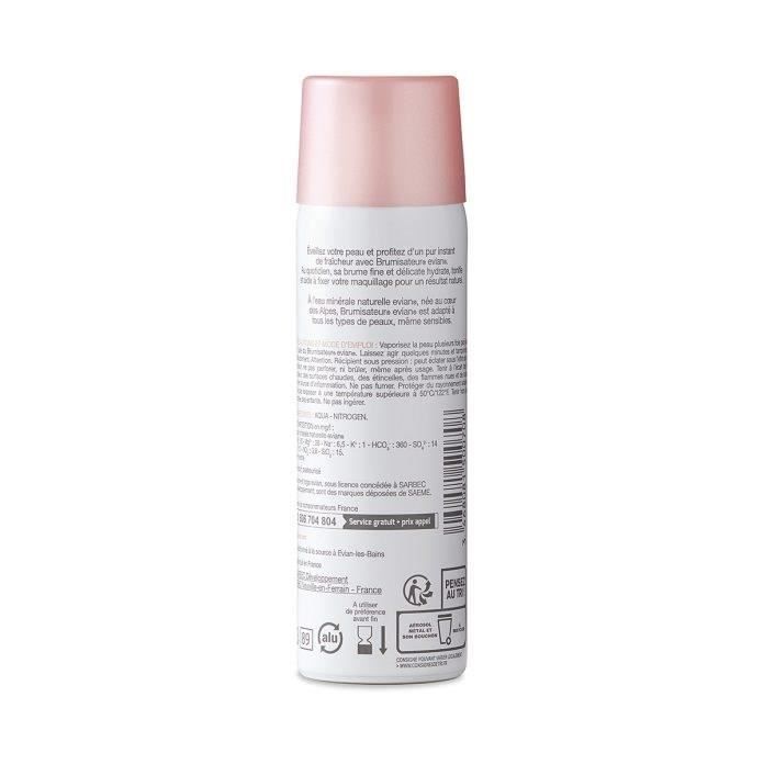 EVIAN brumisateur spray - 50ml