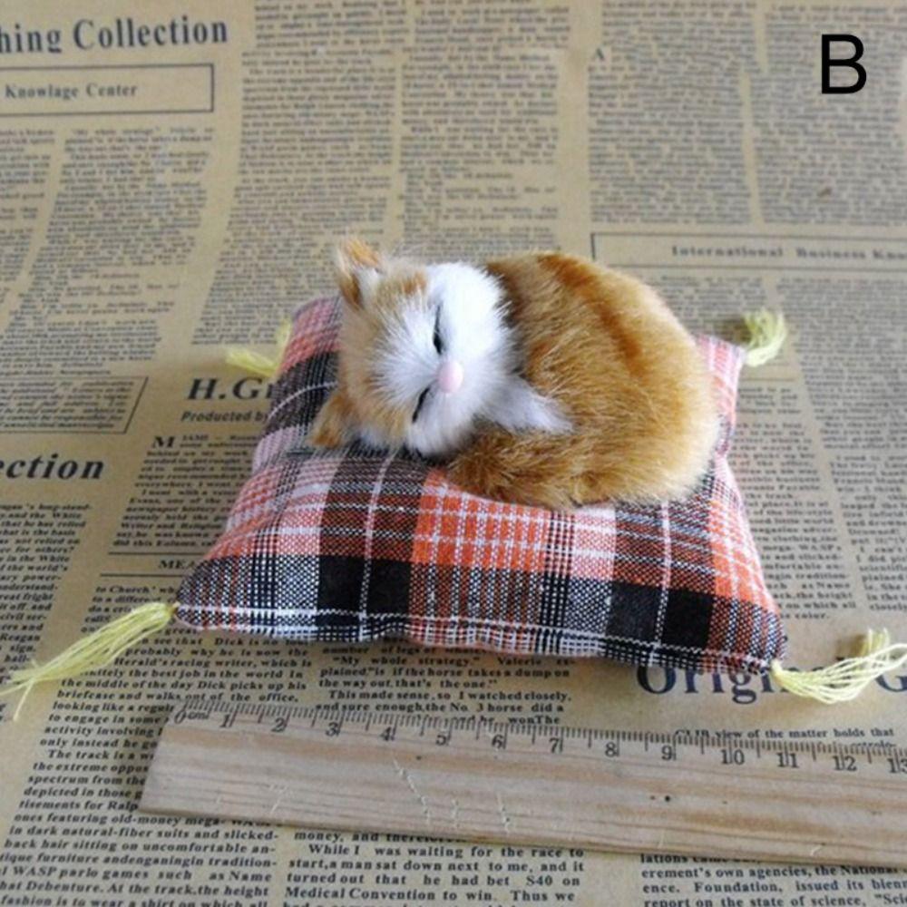 Birthday Gift Creative Creative Decoration Cat Ornaments Simulation Cat Plush Cats Fake Cats