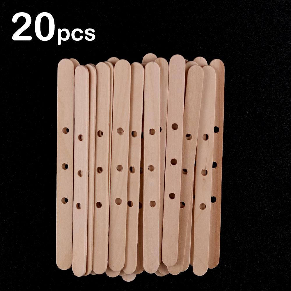 30pcs Wooden Wax Core Holder Soy Wax For Candles Aromatherapy Candle Making Tool Candle Making Supplies Wick Centering Device