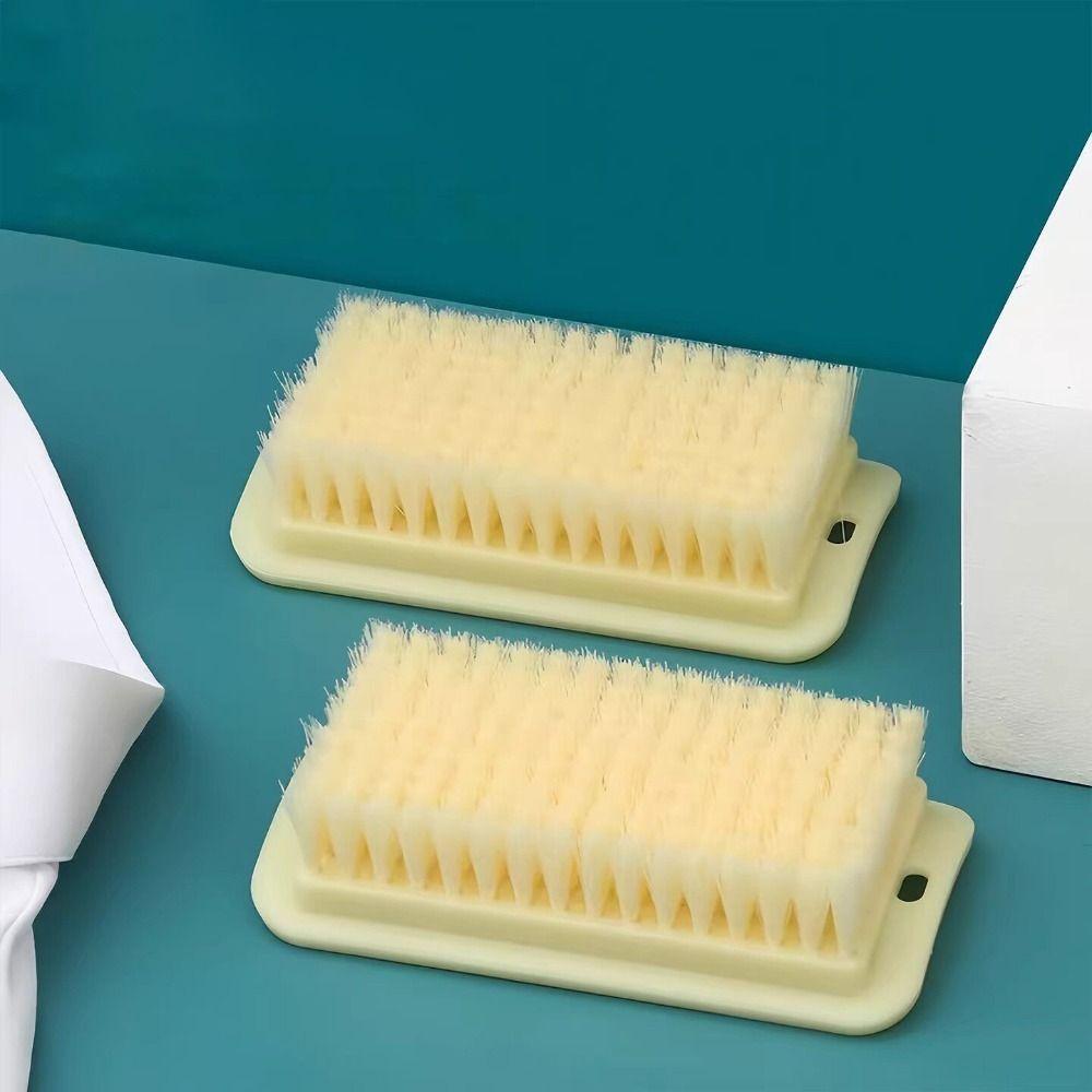 Non-Damaging Laundry Brush Soft Bristle Cleaning Scrub Brush Fabric Care Brush For Fabric Care