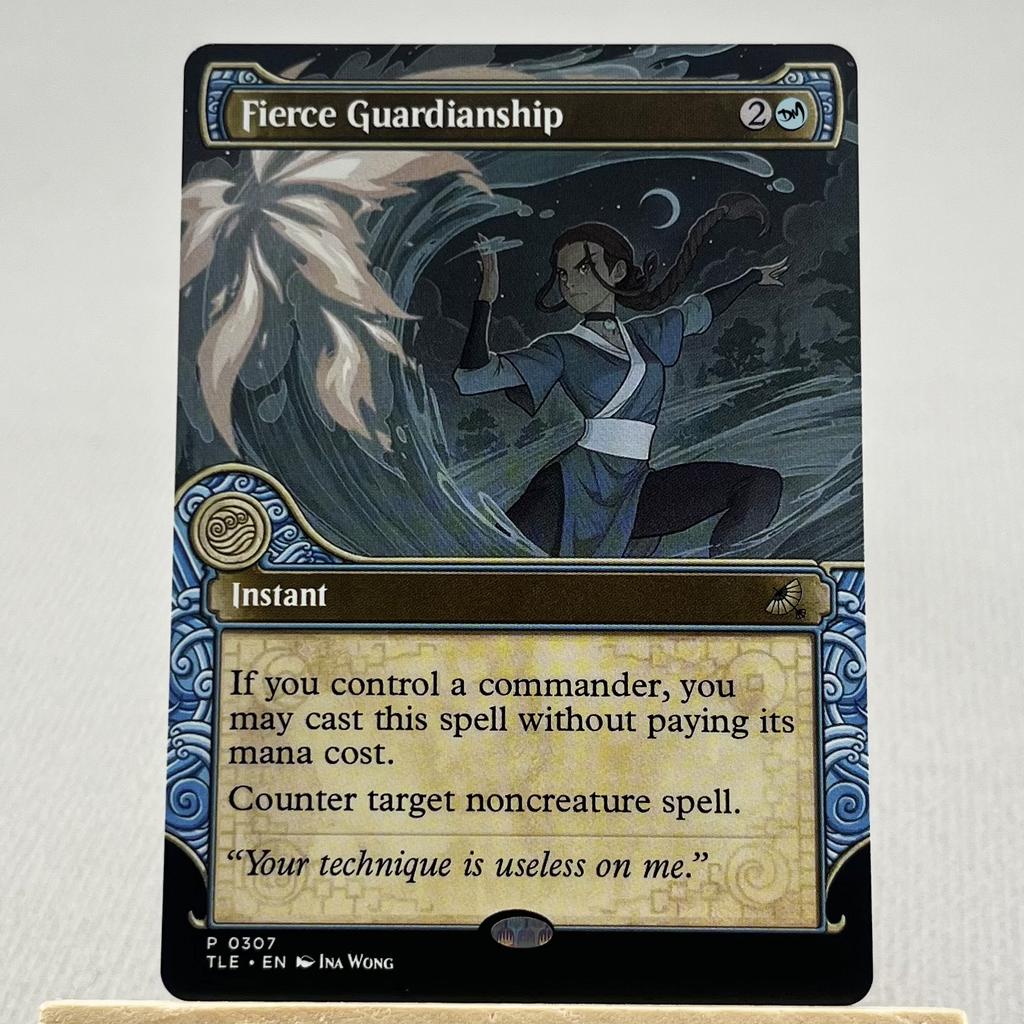 TLA TLE HOLO20-002 волшебные карты Защита Тефери Tcg прокси Стены Ба Синг Се домашняя игровая встреча
