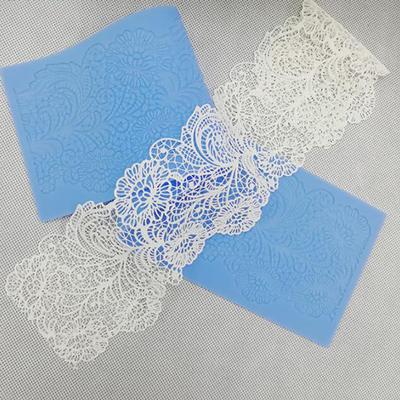 1шт помадка торт украшения плесень Diy выпечки принадлежности силиконовый кружевной коврик