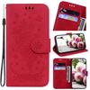 Cute Roses Flip Case For Huawei Honor 50 20 10 Lite 10i 20i 8S 9X Pro 7A 8C 8X 8A View 20 Y6 Y7 2019 Card Slot Wallet Cover D26G