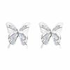 YEENKE Earrings Ladies Flower Popularity Compatible with Metal Allergies Rose Sway Silver 925 Cute Camellia Stud Earrings Accessories Elegant Woman