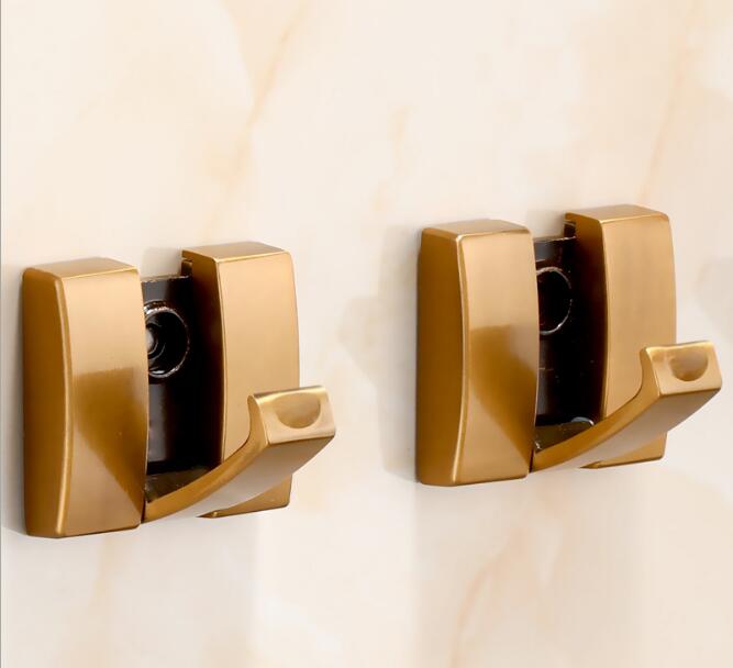 Tuqiu Черный крючок для халата Складная антикварная вешалка для одежды Вешалка для полотенец Алюминиевый кухонный крючок Дверная вешалка для настенного монтажа