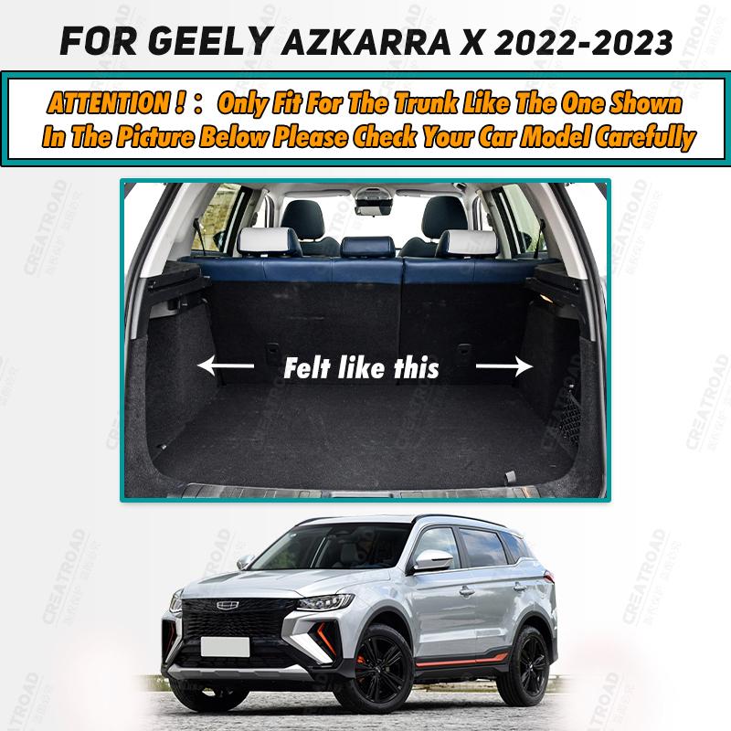 Коврик в багажник для GEELY Azkarra X Автоаксессуары Автомобильная внутренняя отделка коврик-подкладка для груза