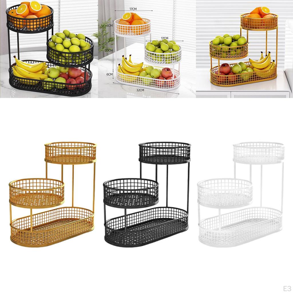 Корзина с фруктами на столешнице, поднос для сервировочной миски, многоярусная стойка для вечеринок, подставка для фруктов, держатель