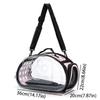 Breathable Pet Shoulder Crossbody Bag Foldable Large Capacity Pet Outing Bag Portable Collapsible Cat Backpack Space Cabin