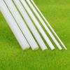 1/5/25/50PCS 0.5 To 15mm X250mm White ABS Styrene Plastic Round Bar Rods Diameter