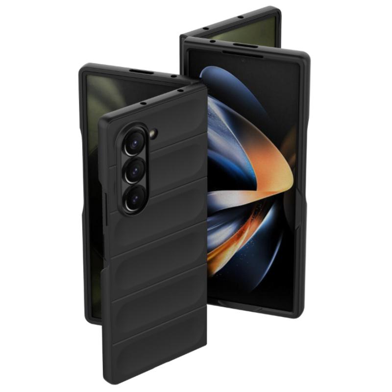 Чехол для Samsung Galaxy Z Fold6 Fold 6, задняя крышка, чехол для телефона, мягкий жидкий силикон, противоударный противоударный защитный чехол, чехлы
