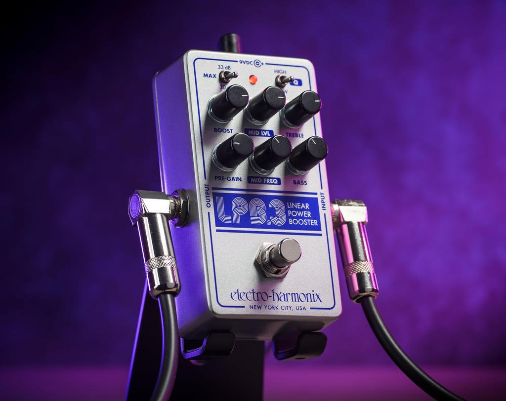 Линейный усилитель мощности педаль эквалайзера Electro-Harmonix LPB-3 и