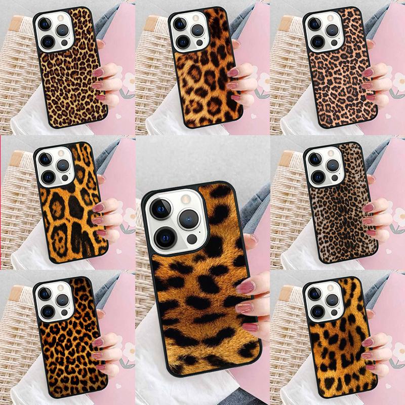 Чехол для телефона с рисунком дикой кошки, гепарда, леопарда для iPhone 17 Air 15 16e 14 13 Pro Max Coque 12 11 Pro Max PLUS