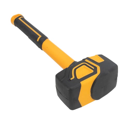 HFS (R) Rubber Hammer, Shockless Hammer, Large Hammer, Woodworking Hammer, 0.35kg