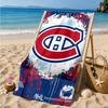 Пляжное полотенце хоккейной команды Canadiens, Супермягкая микрофибра, Идеальный подарок для нее/него, на день рождения, для бассейна, пляжа, путешествий, Декор для пляжной вечеринки