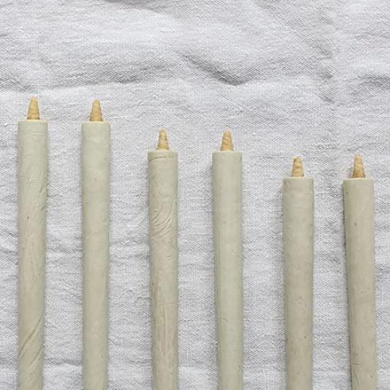 Daiyo Japanese Candles, Wax Candles, 10 Momme, Pack of 2