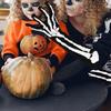 Unisex Winter Adult Halloween Skeleton Skull Full Finger Long Gloves Glow In The Dark Stretch Cosplay Goth Mittens Accessories