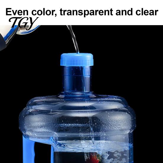 Large Capacity Water Bottle Reusable Jug with Easy Grip Handle, Clear PET Refillable Backpacking Bottle, Portable Storage Container for Home