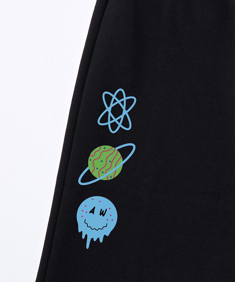 ARTISTWEAR [Atw] Психоделические брюки с широким поясом
