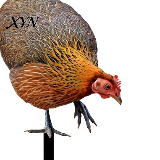 Weather Resistant Yard Decor Realistic Acrylic Animal Stake, 2D Flat Chicken Goose Bird Garden Stake Decoration Bunny Sign for Pathway, Patio,