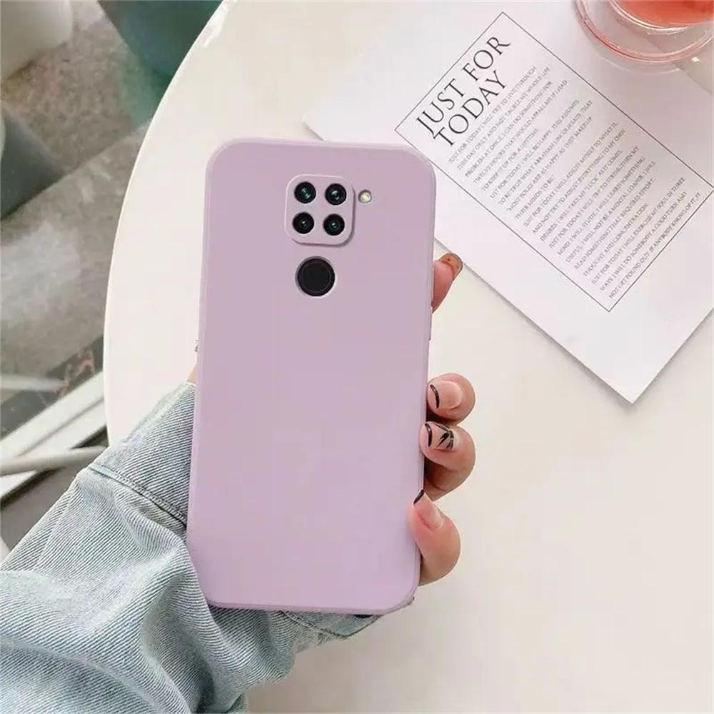 Для Xiaomi Redmi Note 9 4G Мягкий чехол-бампер из ТПУ Роскошный чехол с защитой камеры Для Redmi Note 9 4G Чехол из жидкого силикона
