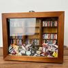 Anxiety Bookshelf Tiny Miniature Library Display Cabinet with Mini Book Stress Relief and Creativity Decor Mini Book Matchbox Shelf for Anxiety Relief