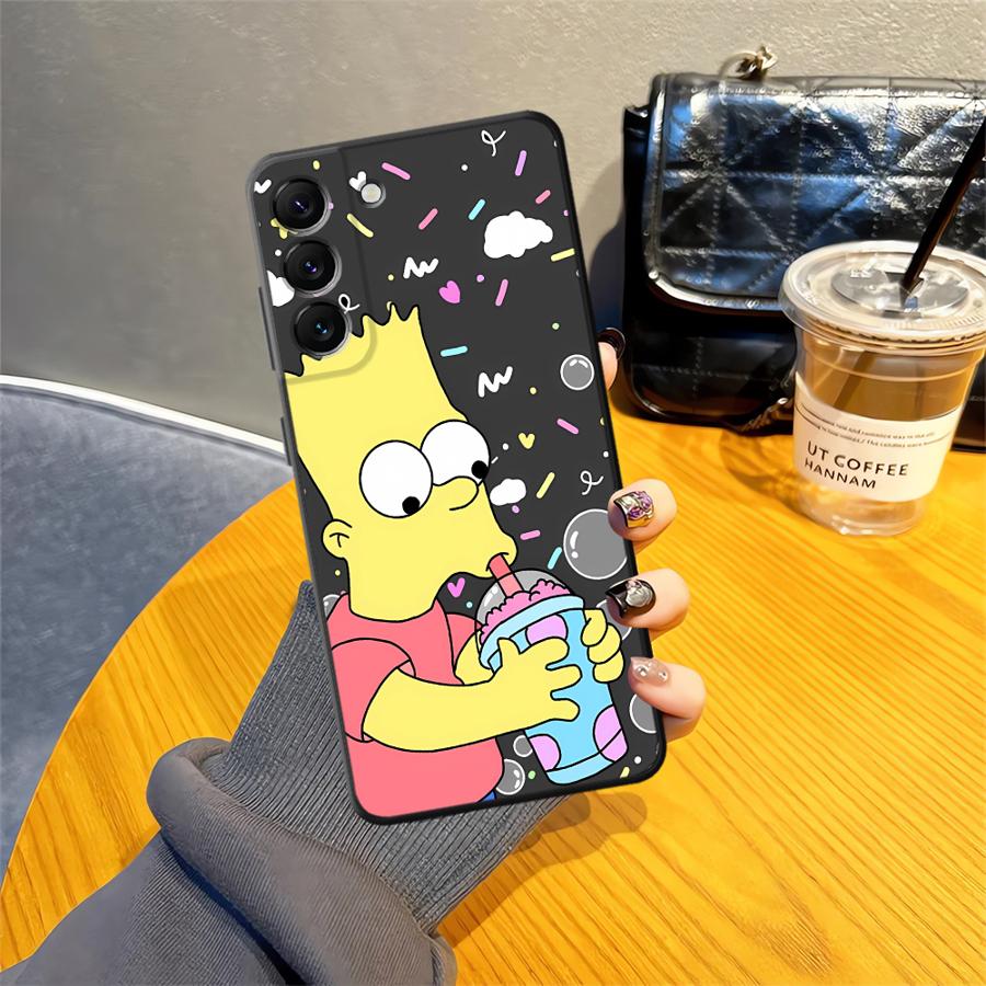 Мультяшная Funda Чехол для телефона The S-simpsons для Samsung Galaxy A70 A15 A04 A06 A12 A16 A40 A13 A20 A05 A50 A17