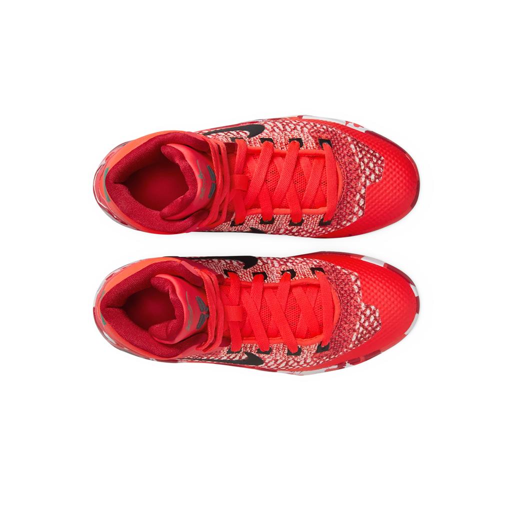 Nike Детские кроссовки Kobe 9 Elite GS Christmas 2024 Red Bright-Crimson Black HJ9446-600