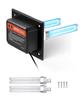 VEVOR HVAC Air Purifier Whole House, 18W 7inch, UV UVC Light In Duct for Ac (Air Conditioning) Duct, Air Scrubber with 2 Replacement Bulb