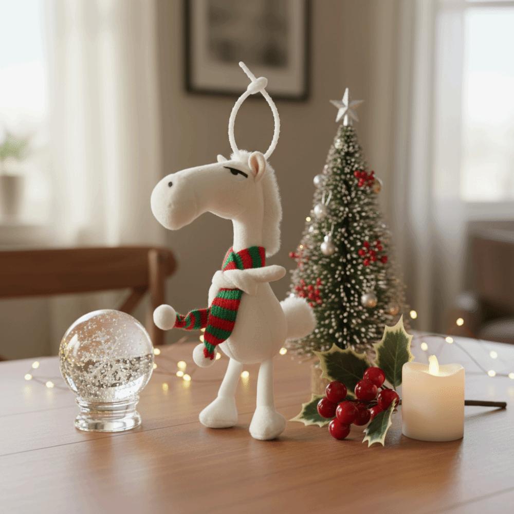 Craftsmanship Funny Horse Pendent Fantasy Style Simulation Horse Toy Horse Keychain  Birthday Gift